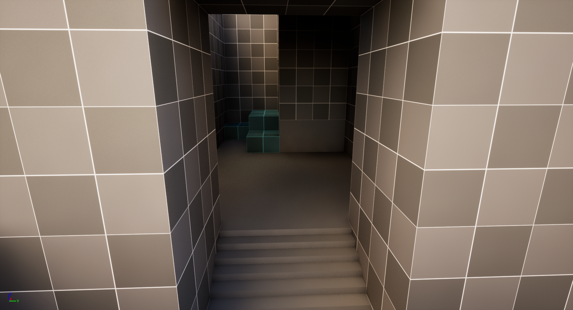 Second view of the revised entrance toward heaven on B site.